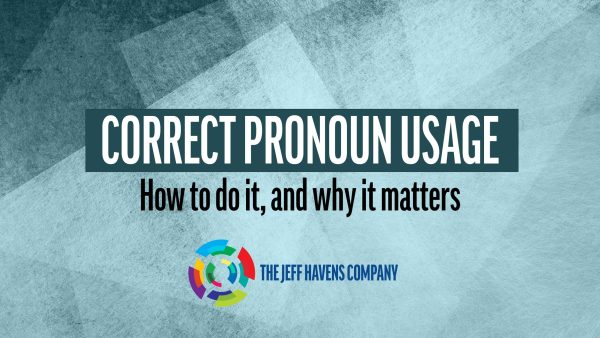 Correct Pronoun Usage