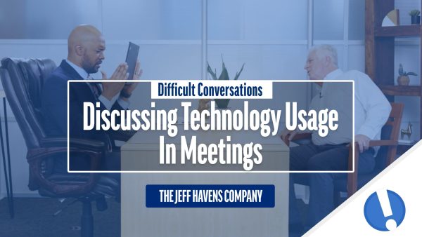 Difficult Conversations: Discussing Technology Usage in Meetings