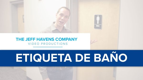 Etiqueta de Baño