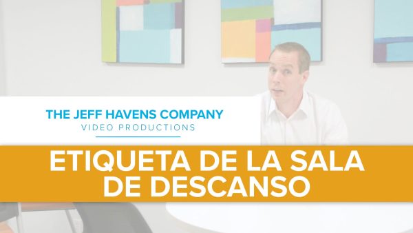 Etiqueta en la Sala de Descanso