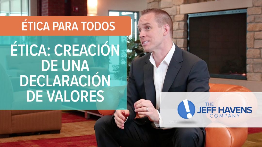 √âtica: Creación de una declaración de valores