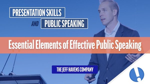 Essential Elements of Effective Public Speaking