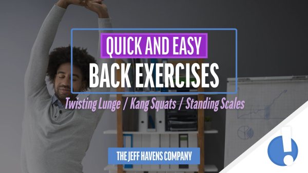 Quick and Easy Back Exercises:  Standing Scales