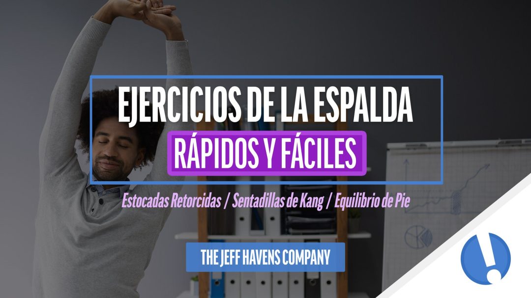 Ejercicios de la espalda Rápidos y Fáciles: Equilibrio de pie