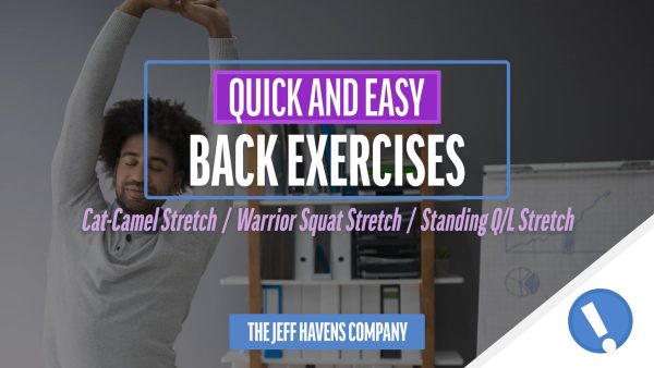 Quick and Easy Back Exercises:  Cat-Camel Stretch