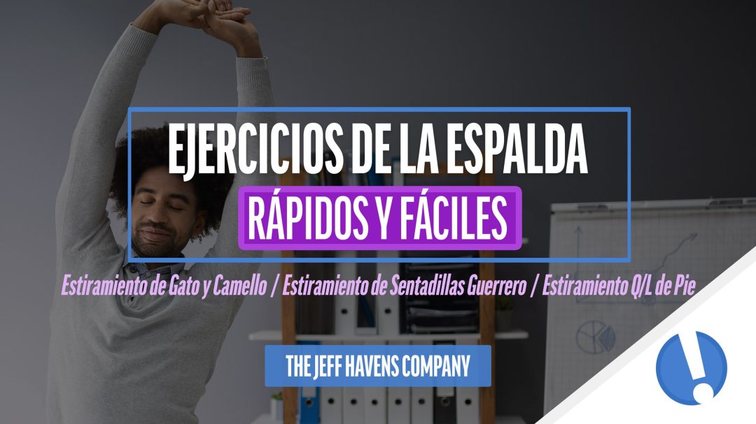 Ejercicios de la espalda Rápidos y Fáciles: Estiramiento de gato y camello