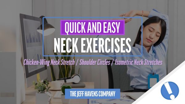 Quick and Easy Neck Exercises:  Chicken-Wing Neck Stretch