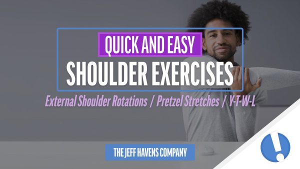 Quick and Easy Shoulder Exercises:  Pretzel Stretches