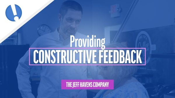 Providing Constructive Feedback