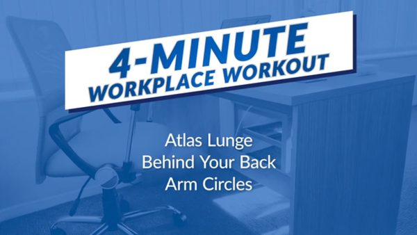 4-Minute Workplace Workout: 10. Atlas Lunge
