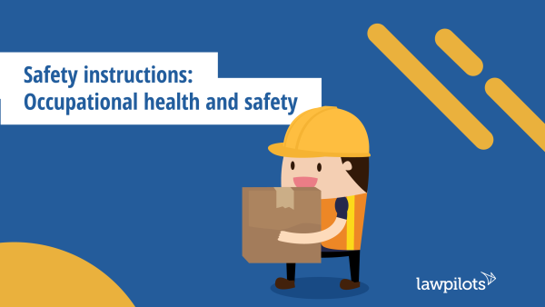 Safety Instructions: Occupational Health and Safety