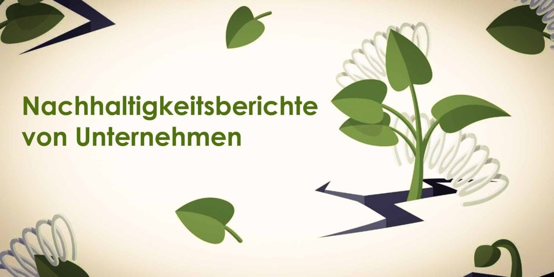 Nachhaltigkeitsberichte von Unternehmen