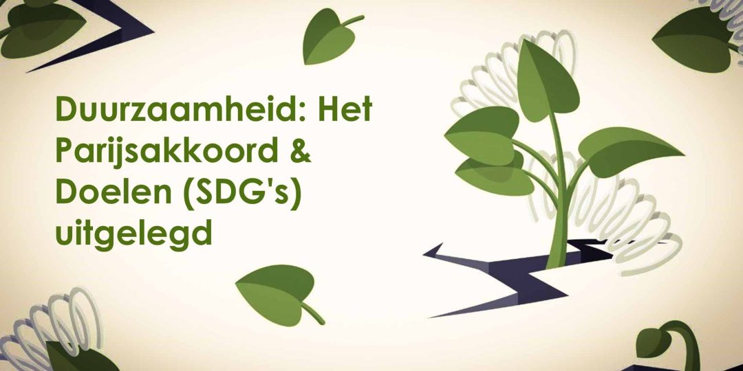 Duurzaamheid: Het Parijsakkoord & Doelen (SDG's) uitgelegd