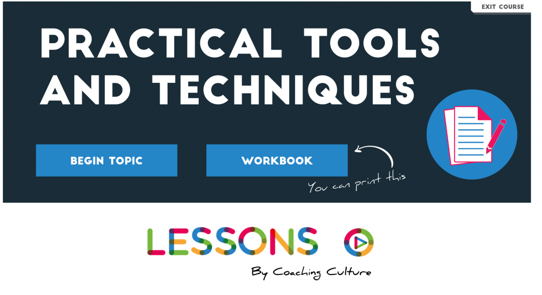 Practical Tools and Techniques
