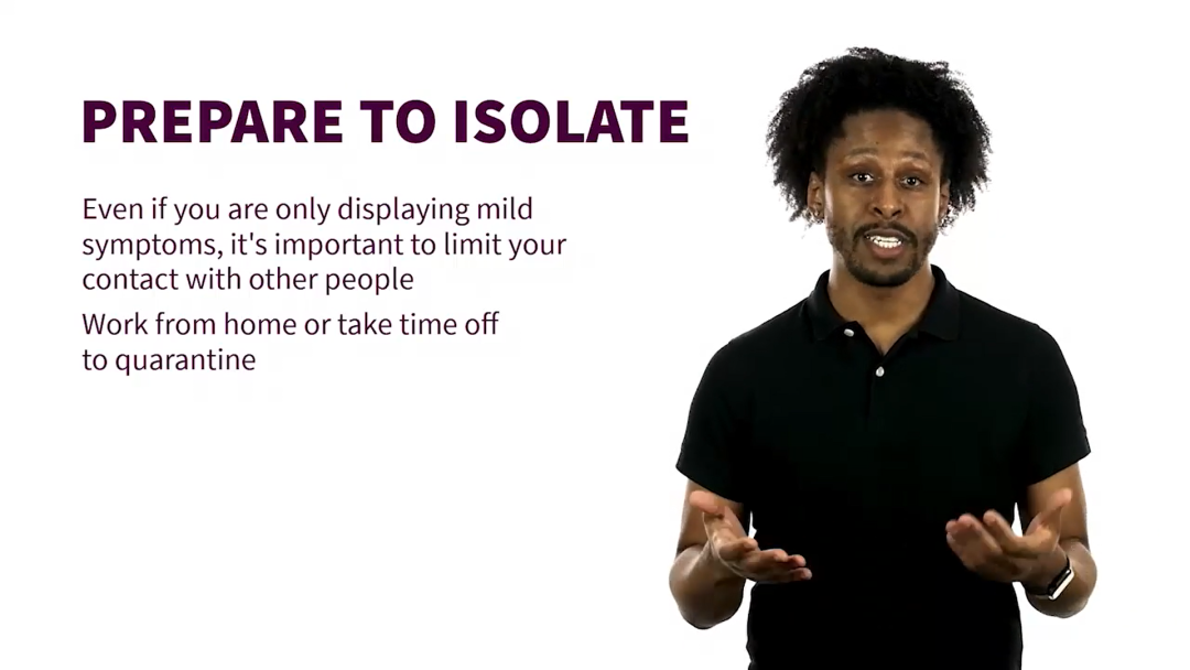Take Precautions: COVID-19 - Prepare to Isolate