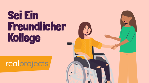 Sei ein freundlicher Kollege