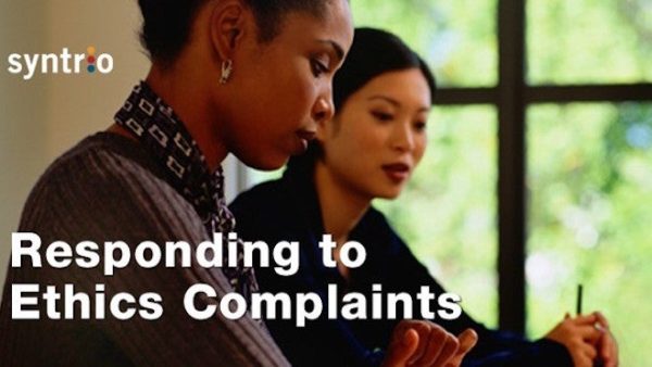 Responding to Ethics Complaints (Manager)