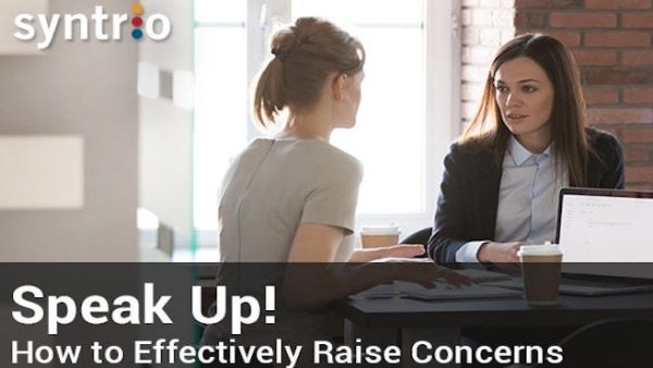 Speak Up! How to Effectively Raise Concerns (Mini-Module) (Employee)