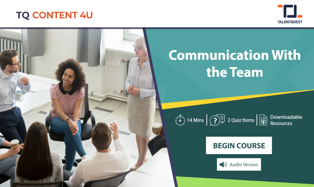 Communication With the Team