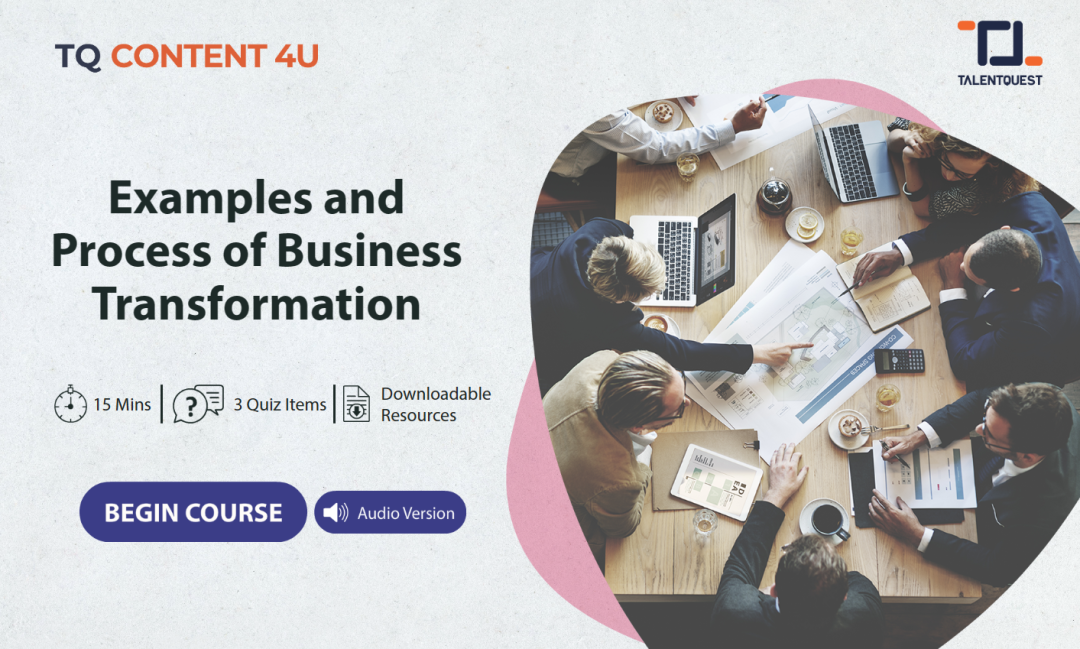 Examples and Process of Business Transformation