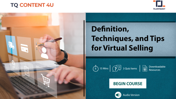 Definition, Techniques, and tips of Virtual Selling