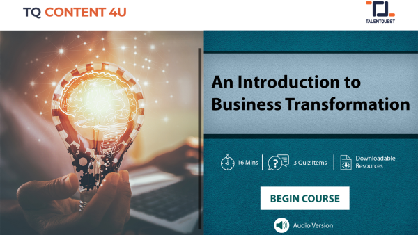 Introduction to business transformation and its types