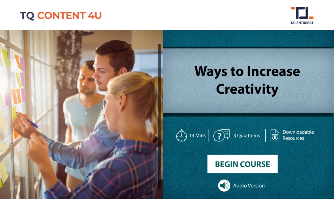 Ways to increase creativity