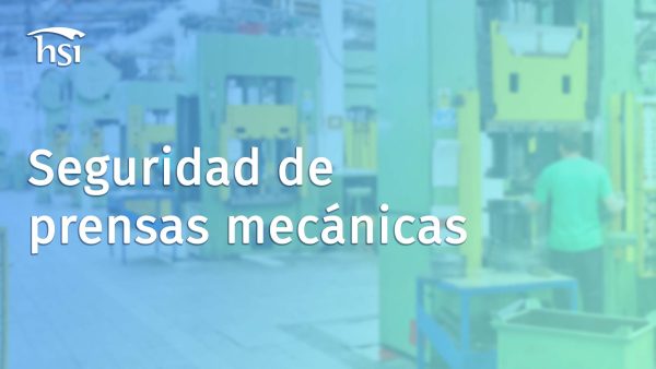 Seguridad de prensas mecánicas