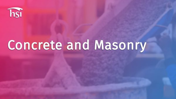 Concrete and Masonry