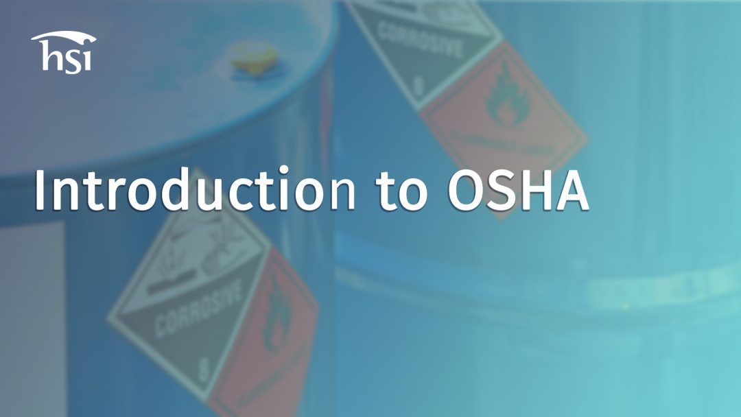 Introduction to OSHA