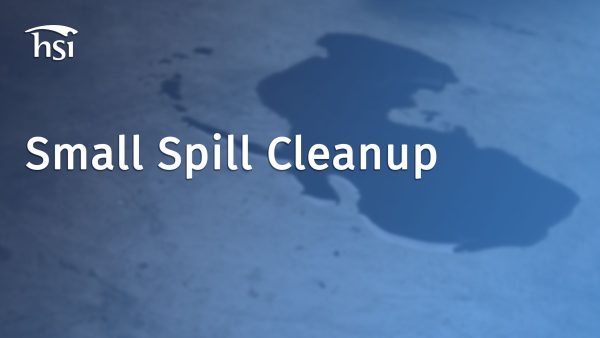 Small Spill Cleanup