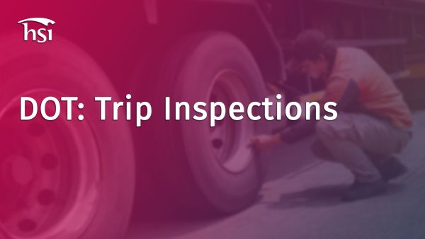 DOT: Trip Inspections