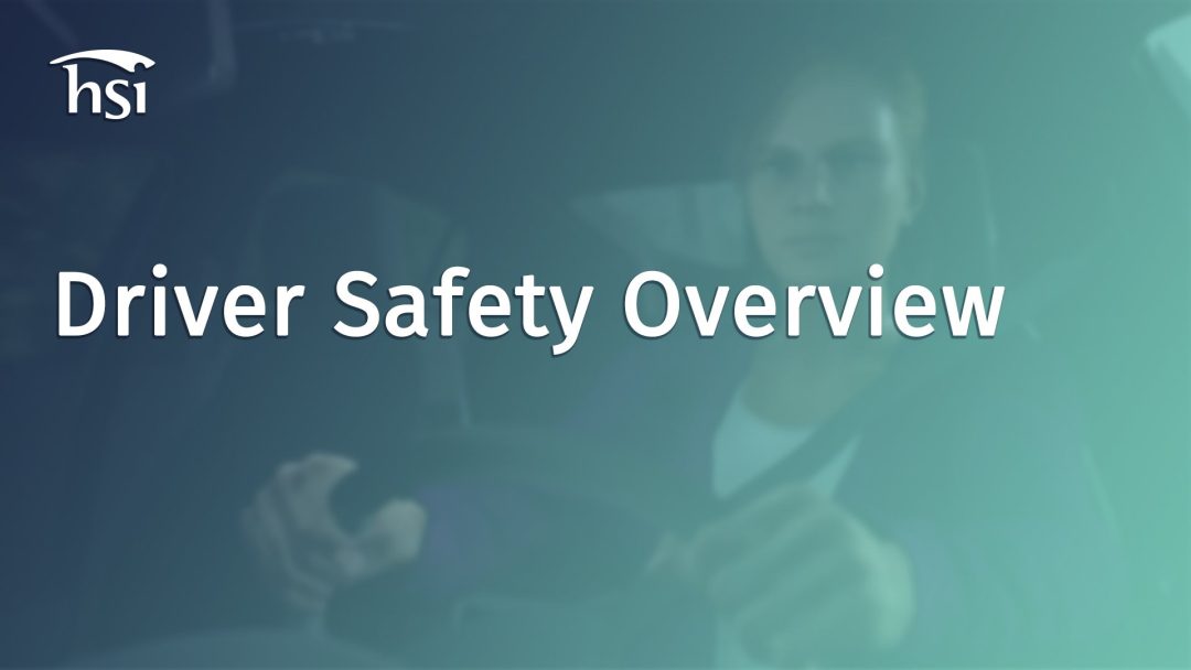 Driver Safety: Overview