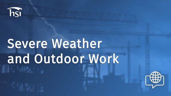 Severe Weather and Outdoor Work