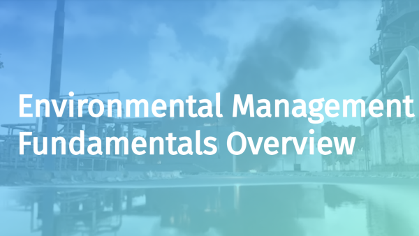 Environmental Management Fundamentals: Overview