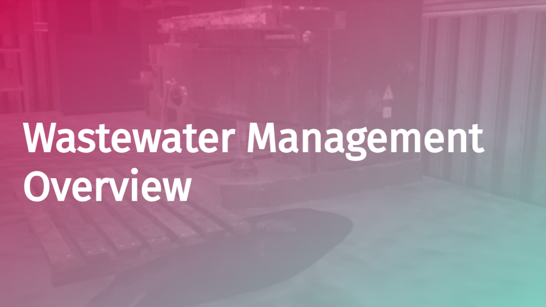 Wastewater Management: Overview