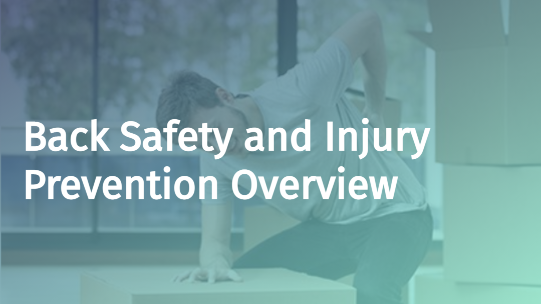 Back Safety and Injury Prevention: Overview