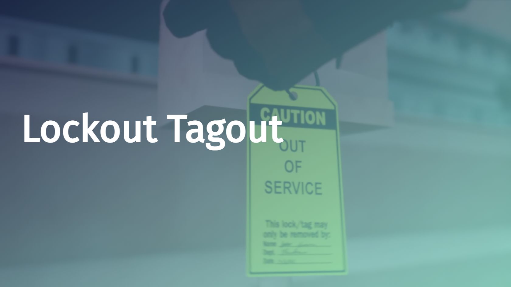 Lockout/Tagout (LOTO)