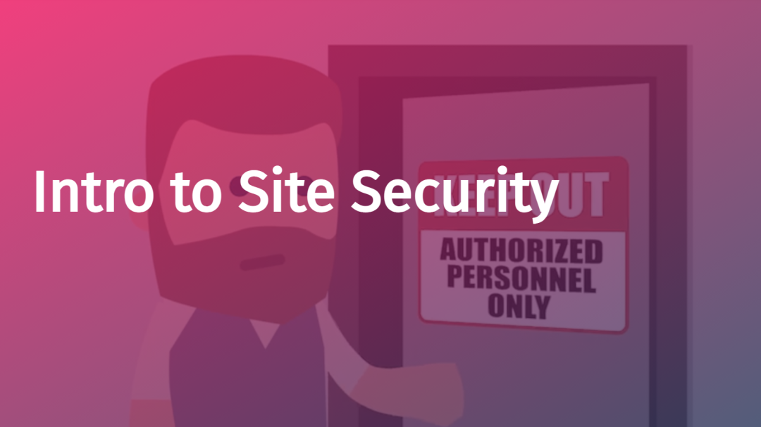 Site Security: Introduction
