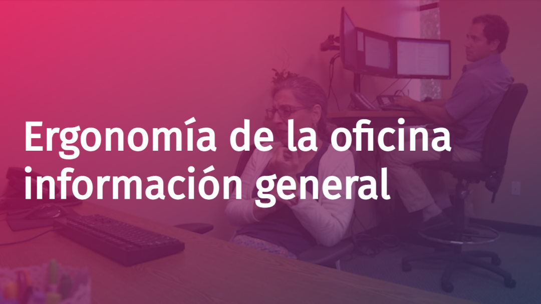 Ergonomía de la oficina información general
