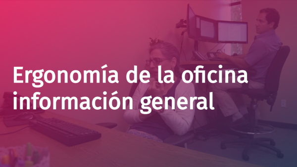 Ergonomía de la oficina información general