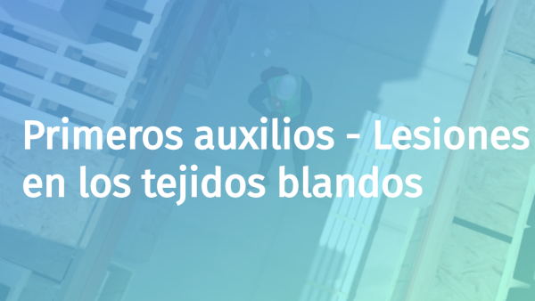 Primeros auxilios: lesiones en tejidos blandos