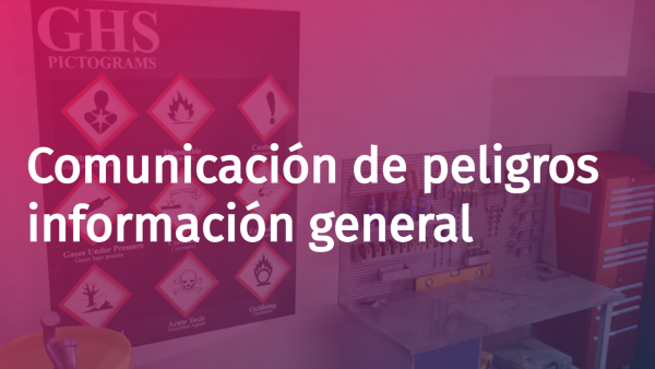 Comunicación de riesgos información general
