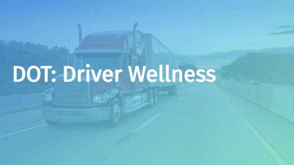 Commercial Motor Vehicle (CMV) Driver Wellness
